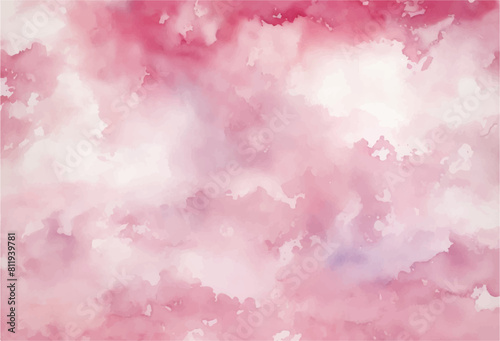 Colorful Abstract Watercolor Painting With Brush Texture Background, Pink watercolor photo