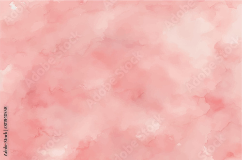 Colorful Abstract Pink Watercolor Smudge Background