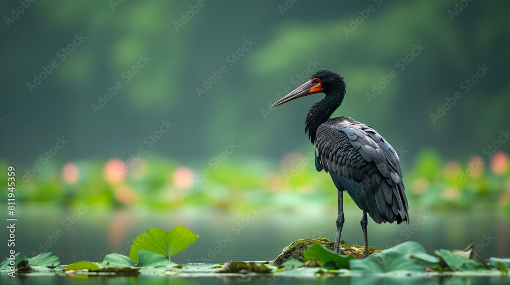 Fototapeta premium Black Stork