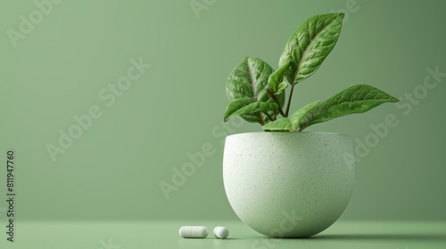 Alternative medicine is a plant-based treatment that uses herbs and other natural ingredients.