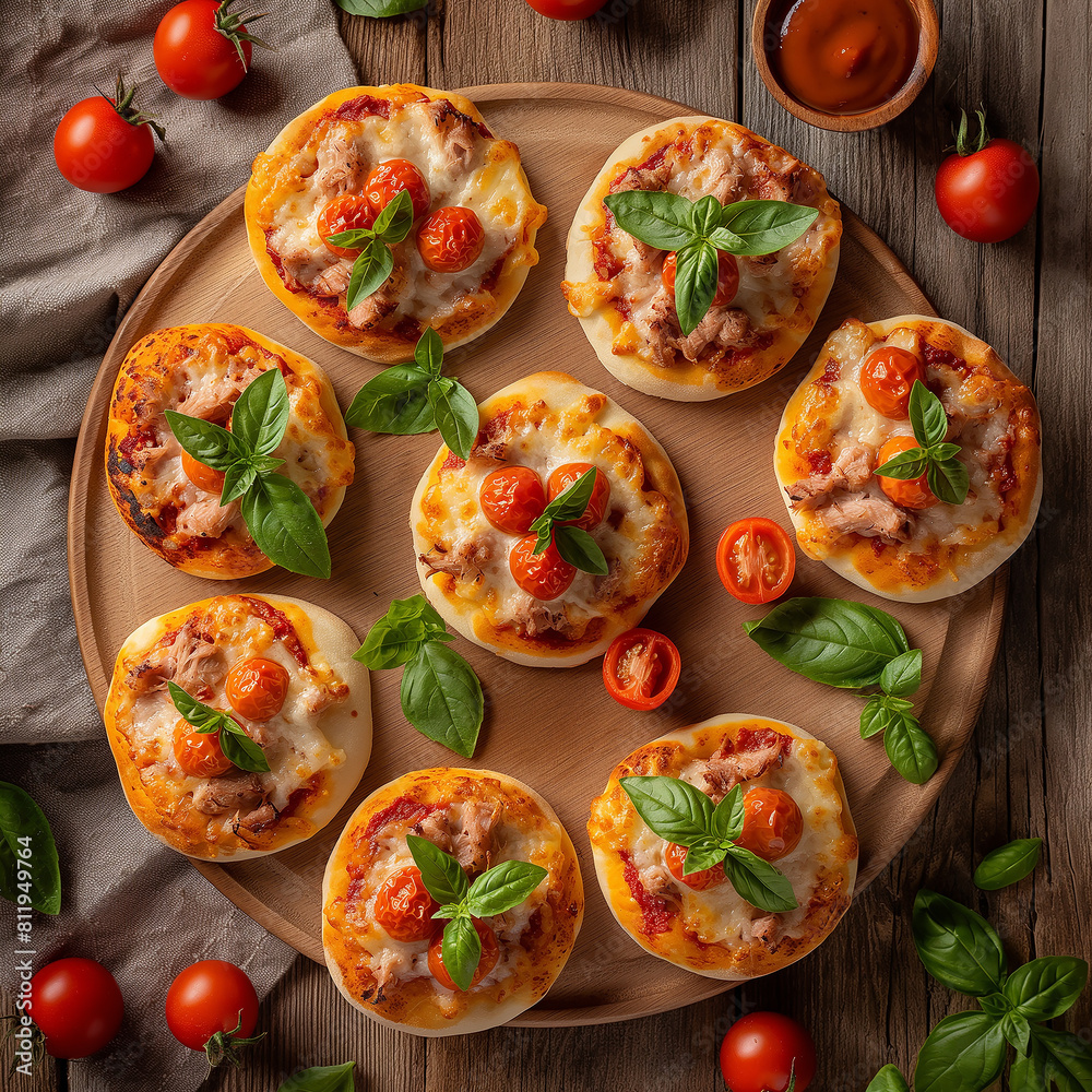 pizza with tomatoes and mozzarella pizza with tomatoes and mozzarella