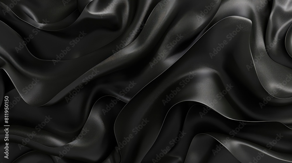 Black abstract background design. Modern wavy line pattern. blank space for text,Elegant black wavy background pattern with flowing lines for a visually stunning composition
