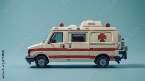 The ambulance is a symbol of hope and salvation