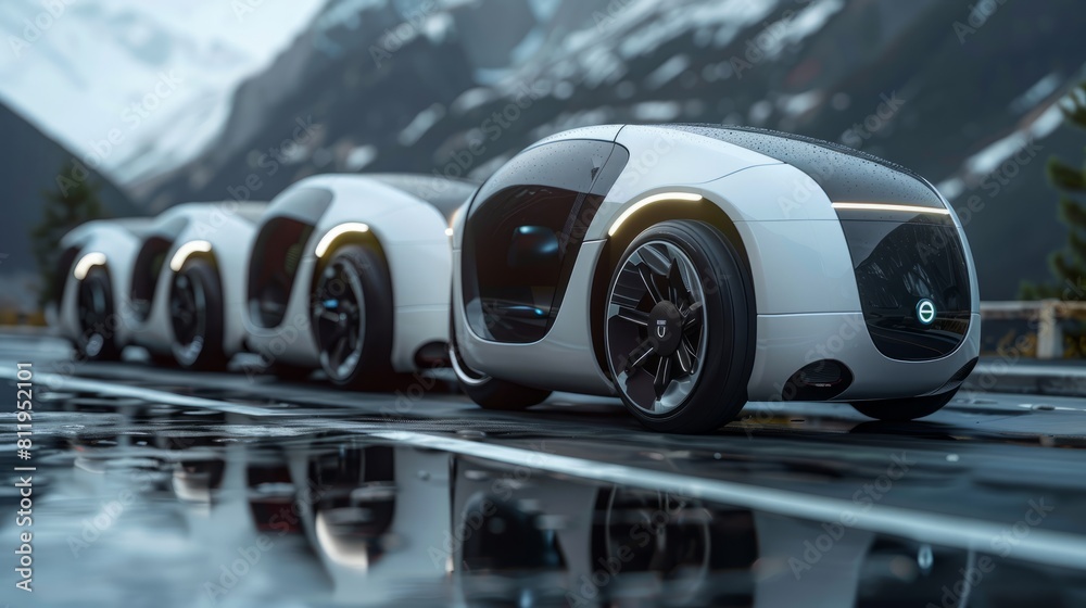 The future of transportation is here. The all-new, all-electric, self-driving car. The future of transportation is here. The all-new, all-electric, self-driving car.