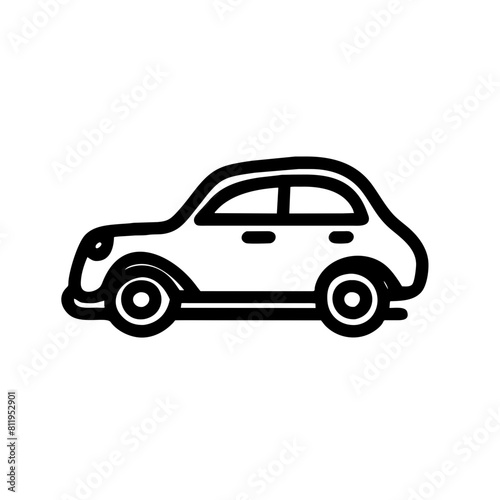 Car Outline Icon © OIe