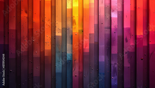 Spectrum Splashdown: Dazzling Gradient Stripes