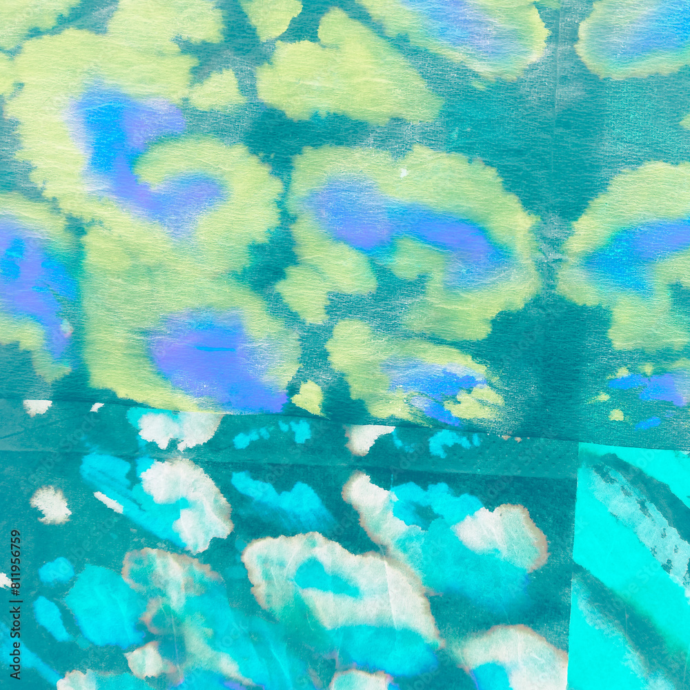 Naklejka premium Animal Skin Background. Emerald Africa Textures.