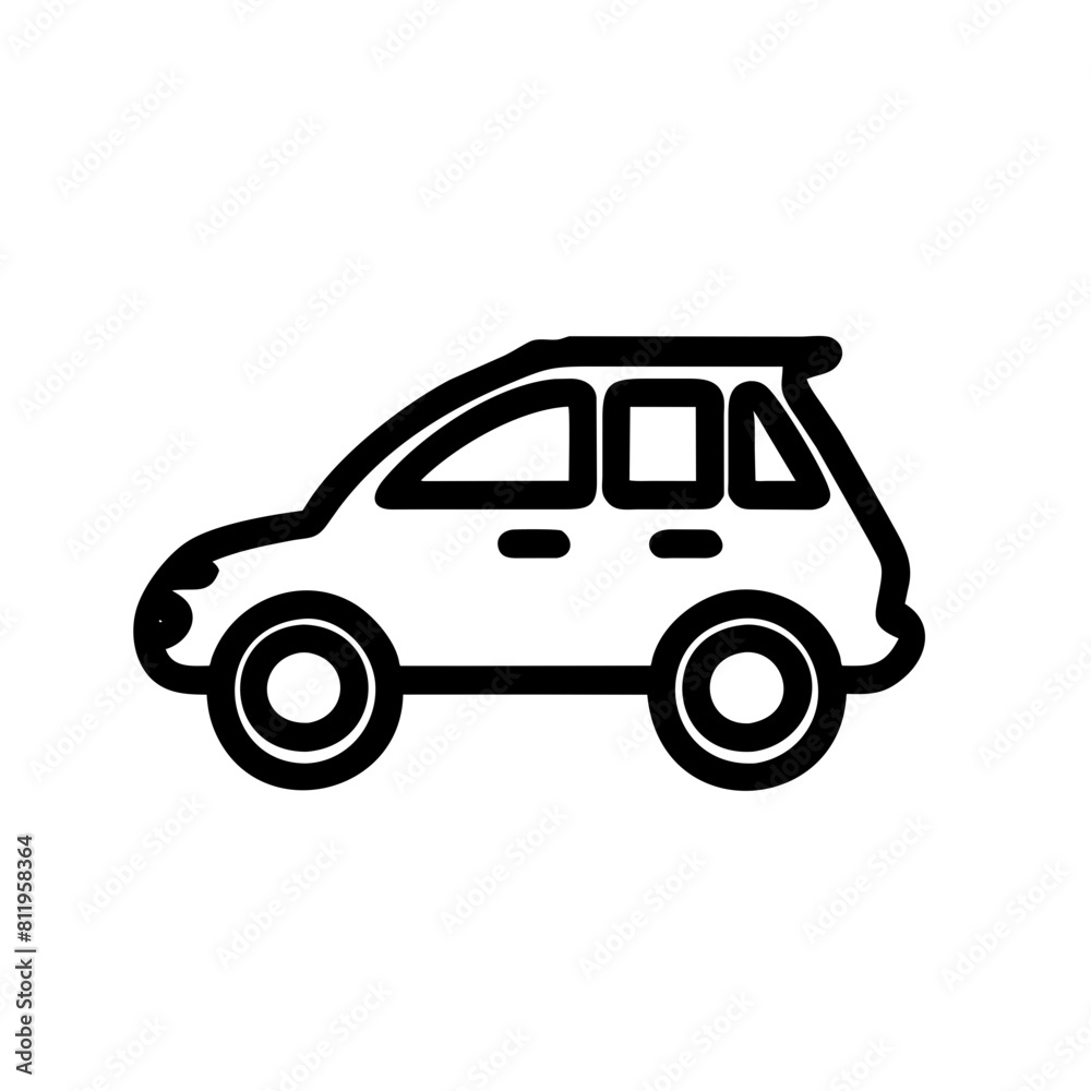 Car Outline Icon Car Outline Icon