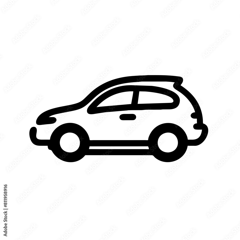 Car Outline Icon Car Outline Icon