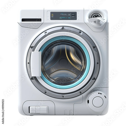 washing machine isolated on white