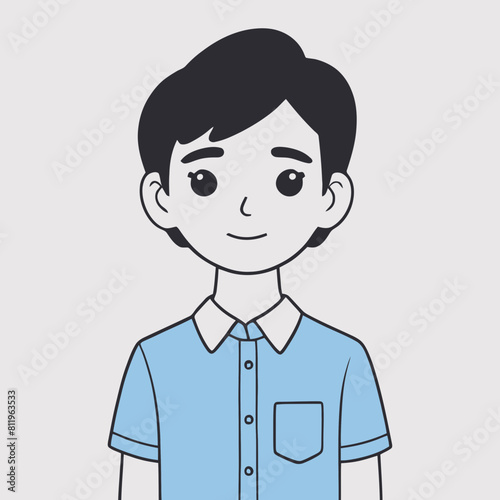 Vector illustration of a cute Character for toddlers