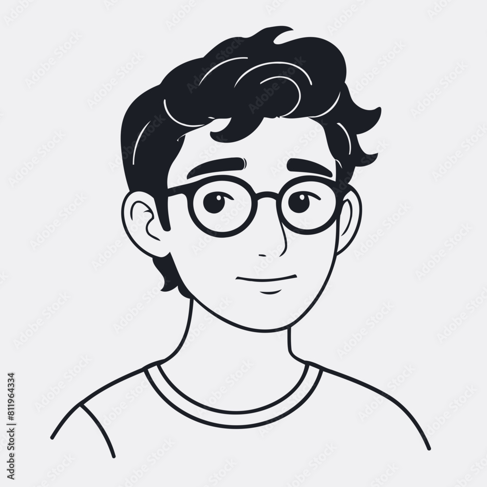 Cute vector illustration of a Character for toddlers Cute vector illustration of a Character for toddlers