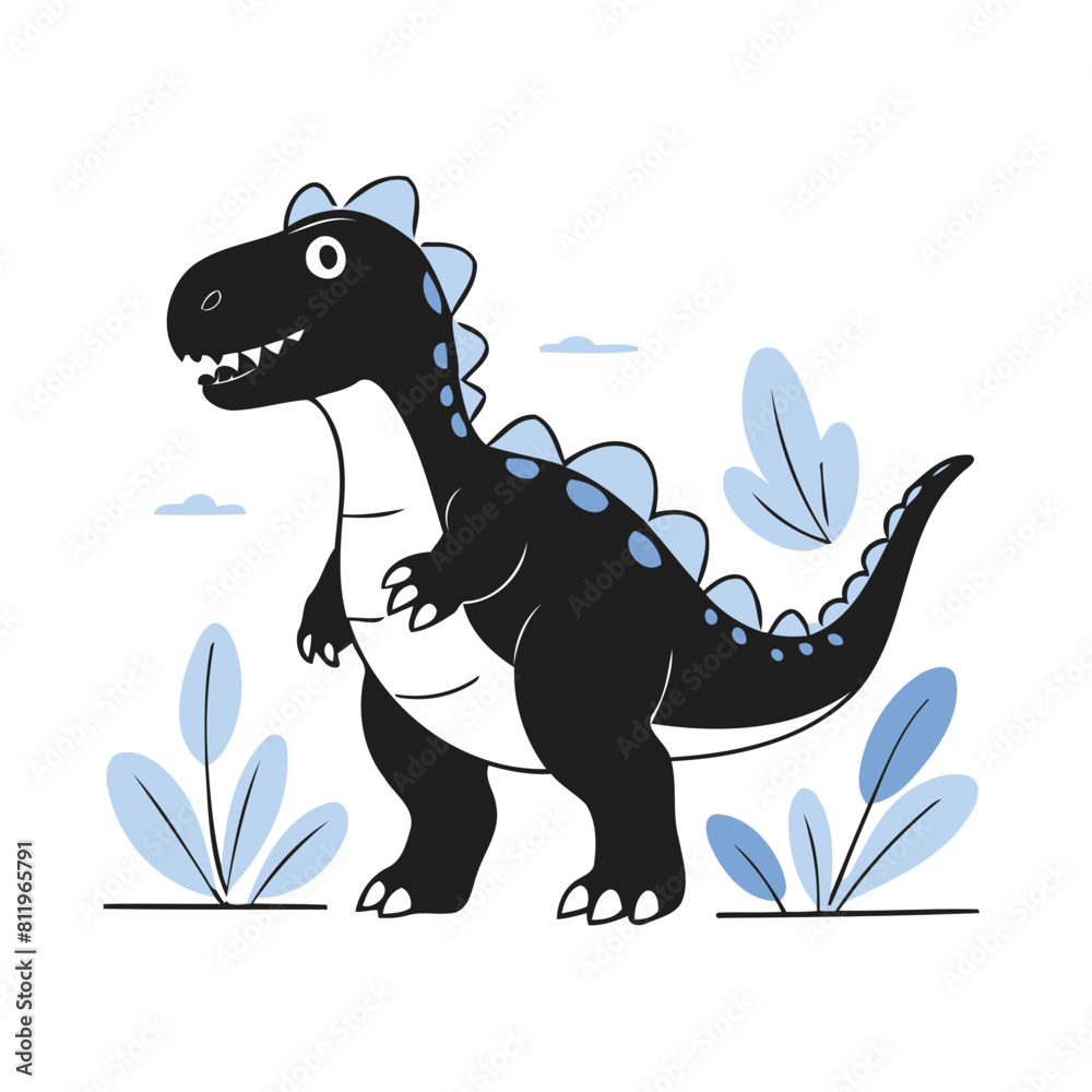 Cute Dino for children vector illustration Cute Dino for children vector illustration