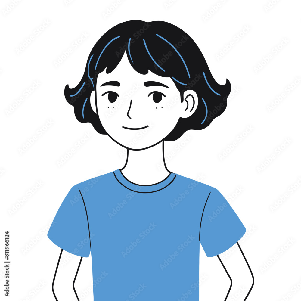 Vector illustration of an endearing Character for kids' bedtime stories Vector illustration of an endearing Character for kids' bedtime stories