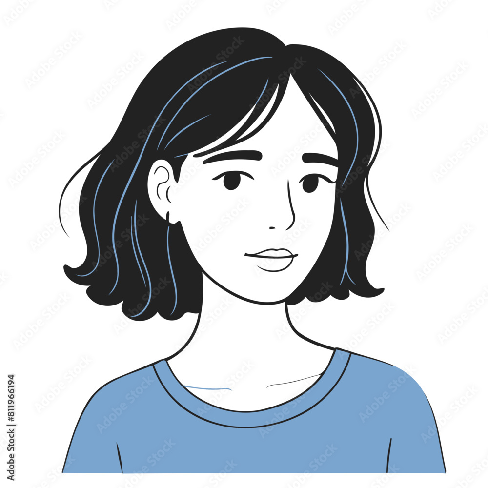 Cute Person for early readers' adventure books vector illustration Cute Person for early readers' adventure books vector illustration