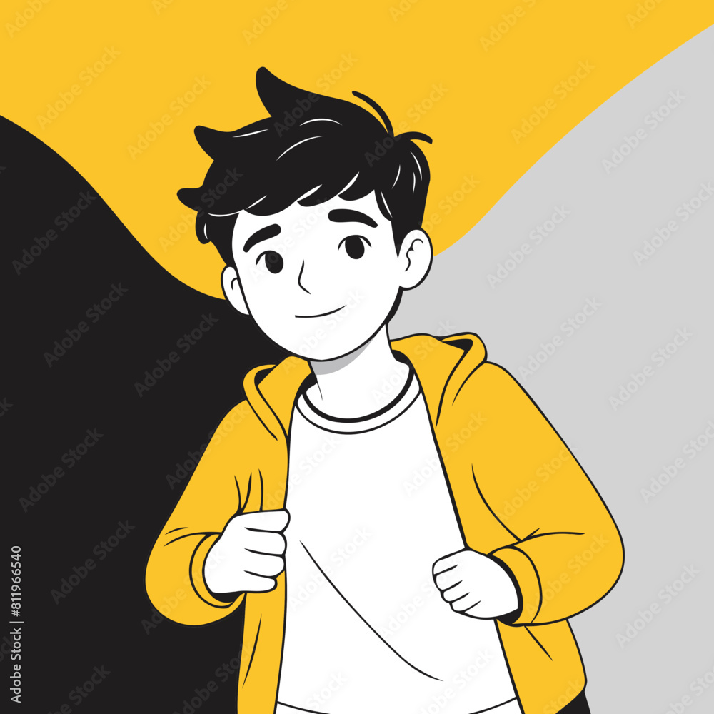 Cute Character for toddlers story books vector illustration Cute Character for toddlers story books vector illustration