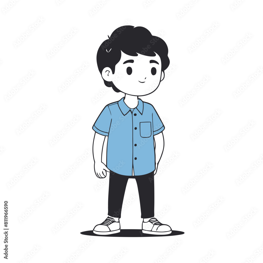Cute Character for toddlers books vector illustration Cute Character for toddlers books vector illustration