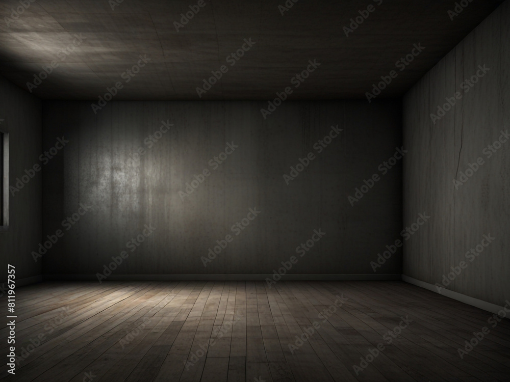 custom made wallpaper toronto digitalEmpty black dark room with wooden flooring