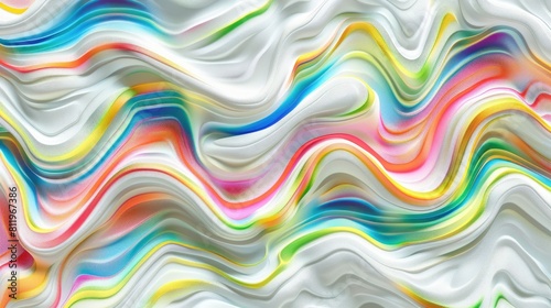 Colorful abstract waves AIG51A.