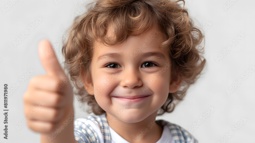 A toddler giving a thumbs up isolated on transparent A toddler giving a thumbs up isolated on transparent