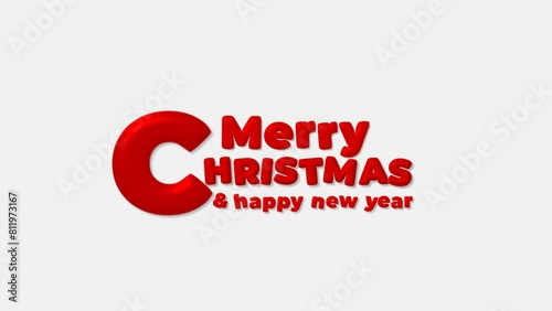 Merry Christmas and Happy New Year Greetings (ID: 811973167)