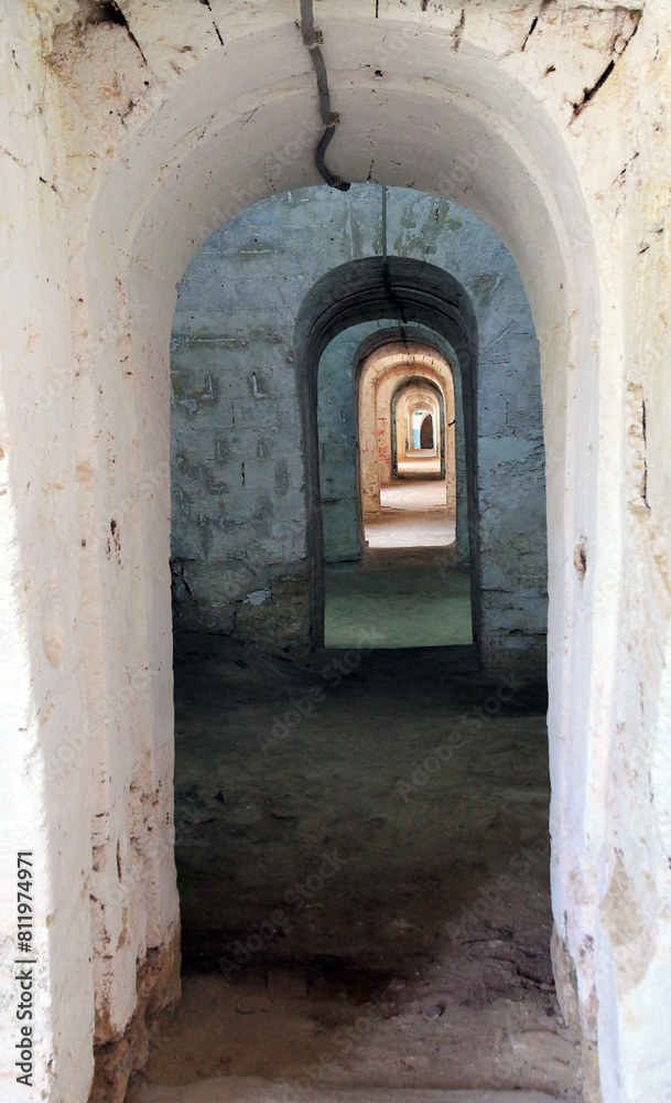 Crimea. Kerch. Kerch fortress - a monument to fortification construction of the 19th century.