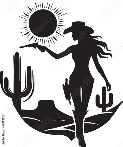 Cowgirl Silhouette Silhouettes