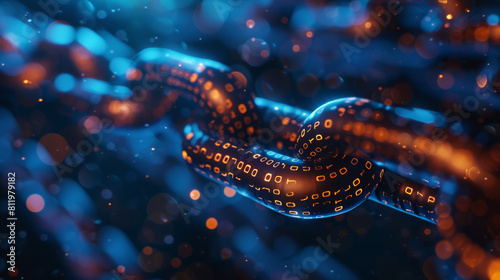 Highlighting the importance of safeguarding data by implementing security measures and utilizing encryption methods within the domain of blockchain innovation.