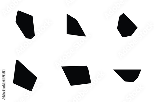 Free Download Abstract Shape Set Abstract Black Shapes Liquid Shape Elements Random Outline Fluid Shapes. - GFXLoad
