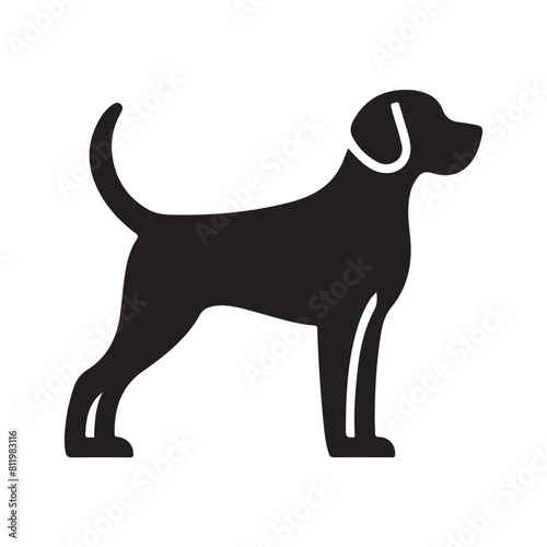 isolated black silhouette of a dog collection  Set of dog silhouette vector. Dogs and puppies in different breed  corgi  golden retriever  poses  sitting  standing  jump