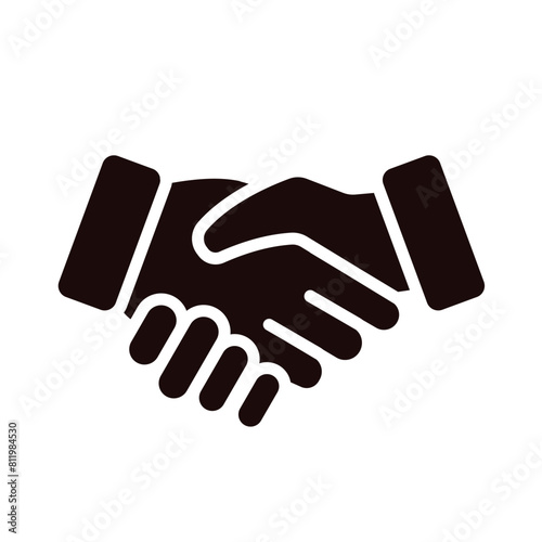 handshake, acquisition, agreement - vector icon