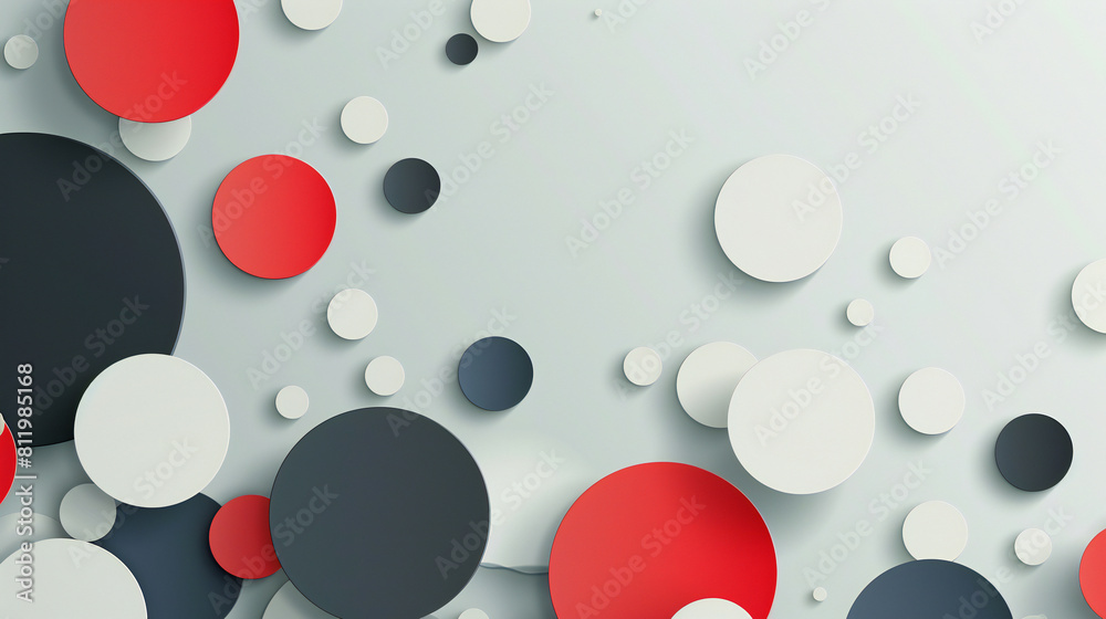 A minimalist pastel abstract with geometric shapes and soft circles on a serene background A minimalist pastel abstract with geometric shapes and soft circles on a serene background