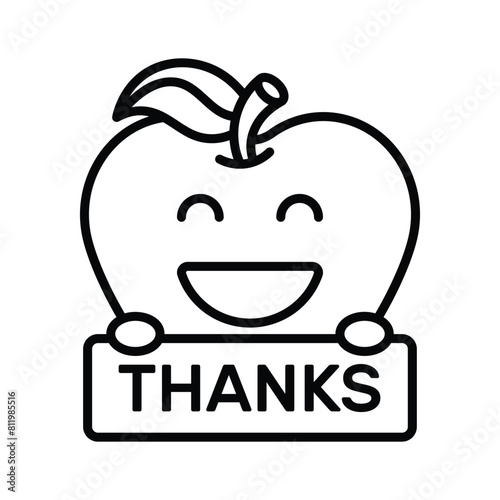 Grab this carefully crafted icon of thanks emoji, ready for premium use