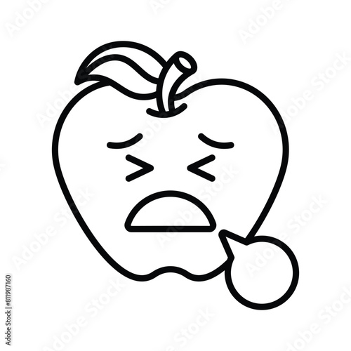 Unique and premium vector of tired emoji, editable icon