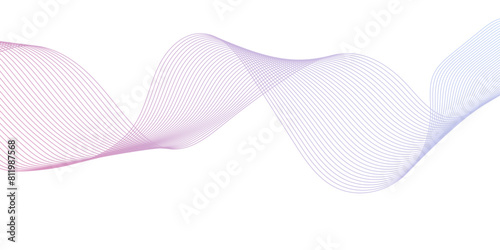 Abstract modern background futuristic energy sound waves technology concept background. pink vector carve wave line in vector business texture. Pattern line blend curve flow futuristic background.