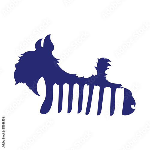Dog + Comb logo