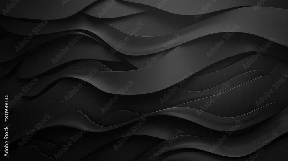 Obraz premium Modern Minimalist Black Background for Presentations Generative AI
