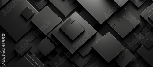 Modern Monochrome Wallpaper for Presentation Backgrounds Generative AI