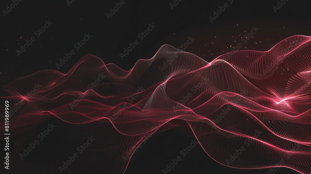 Obraz premium Modern digital abstract 3D background. Can be used in the description of network abilities, technological processes, digital storages, science, education, etc. Copy space.