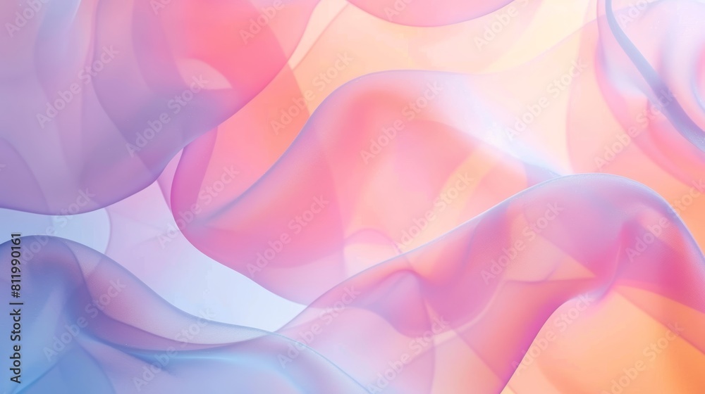 Fototapeta premium Soft Pastel Background for Presentations Generative AI