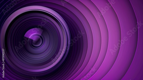 Creative Presentation Background with Camera Aperture Generative AI