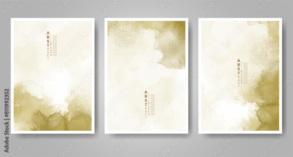 Set of creative hand painted abstract watercolor background. Design for your cover, date, postcard, banner, logo. Set of creative hand painted abstract watercolor background. Design for your cover, date, postcard, banner, logo.