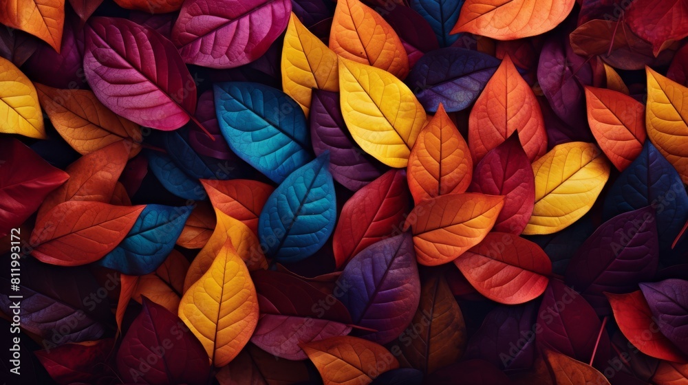 Autumn Background - using classic fall colors to create a repeatable. Many autumn fall leaves. High quality photo Autumn Background - using classic fall colors to create a repeatable. Many autumn fall leaves. High quality photo