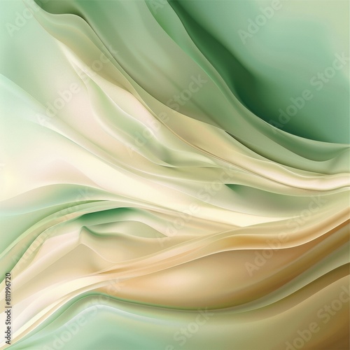 Soft Green Background for Presentations and Designs Generative AI