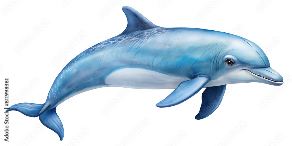Obraz premium dolphin on transparent background