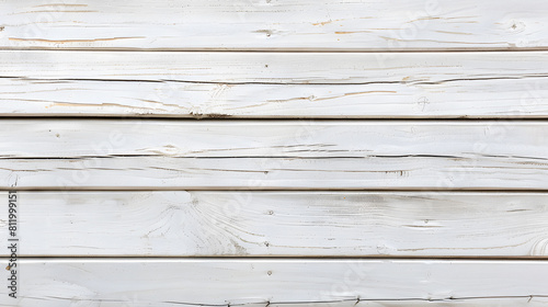 Wooden wall white painted horizontally texture