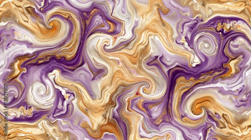 abstract background, jagged textured mess of purple, white, brown, yellow mixed together on the background.