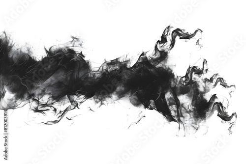Abstract ink brush background