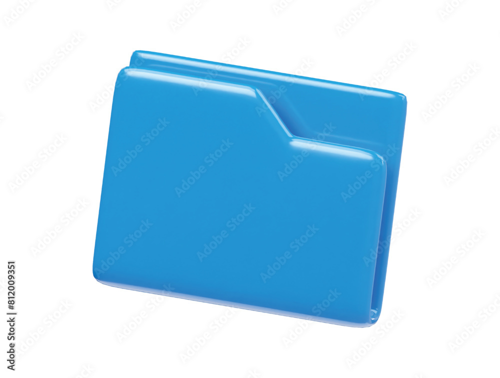 Folder icon 3d render illustration Folder icon 3d render illustration