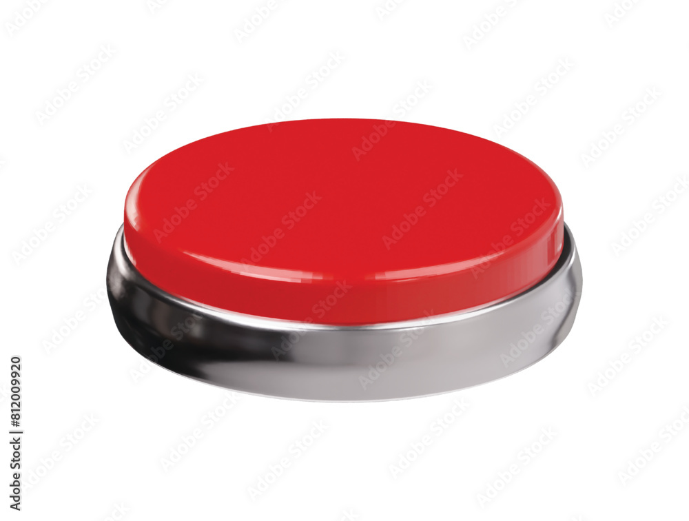 Button icon 3d render illustration Button icon 3d render illustration